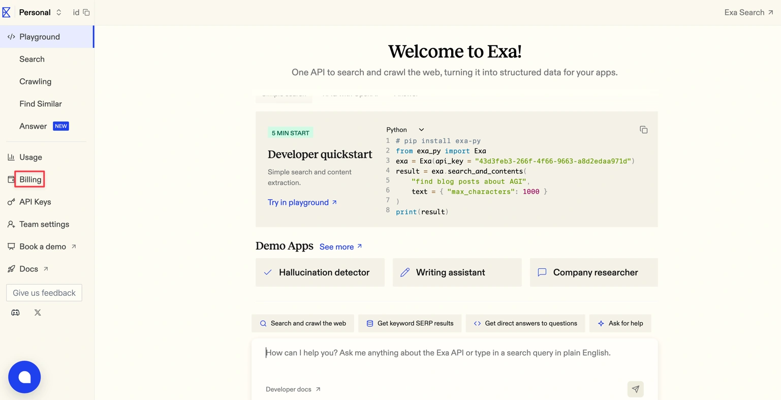 Make工作流必备搜索 API：EXA 免费 80刀额度领取手把手教程 — 翔宇工作流 - Buymeacoffee